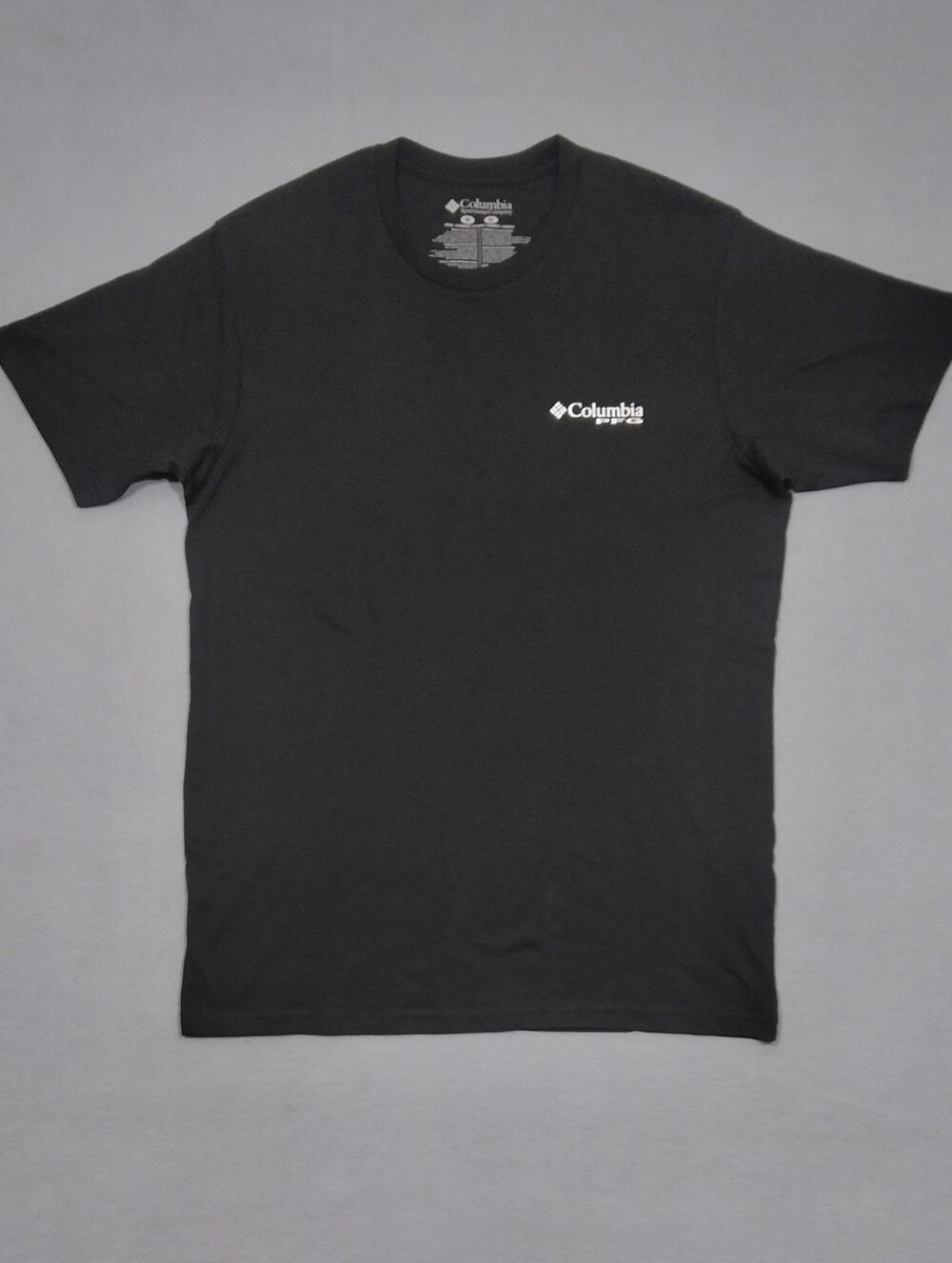 Columbia PFG Neonia Short Sleeve Graphic T-shirt Black Medium Cotton Blend Mens
